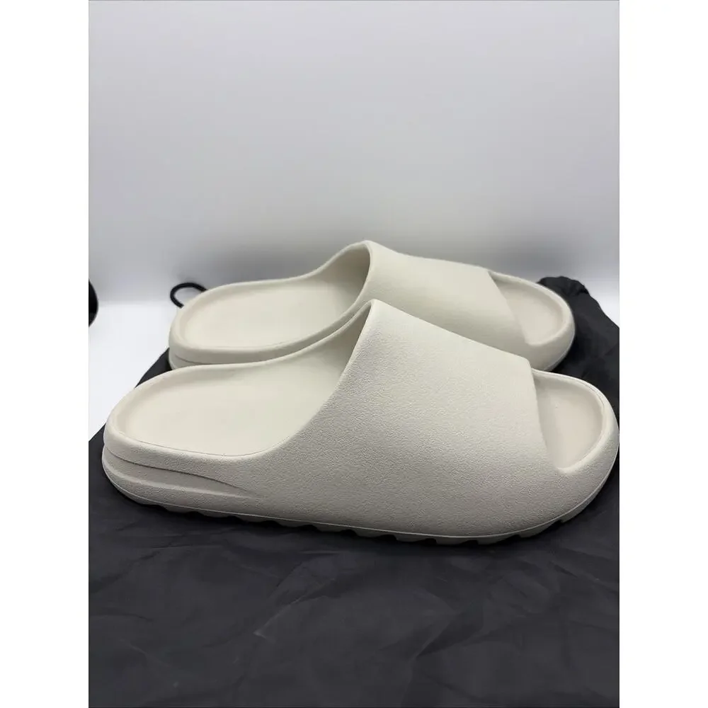Yeezy Slide YS-01 Cream YS-01-CREAM Beige Men's Size US 12 KNOW YOUR SIZE New